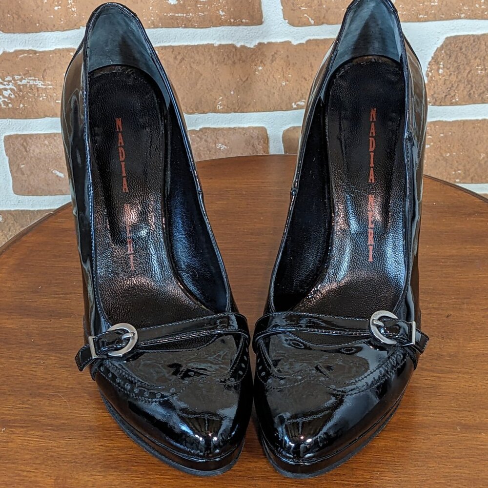 Nadia Neri Patent Leather Heels